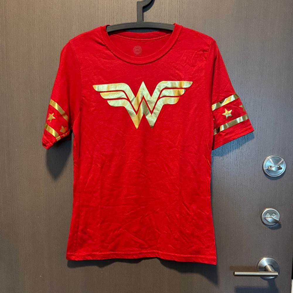 DC Comics Red and Gold Wonder Woman Tee